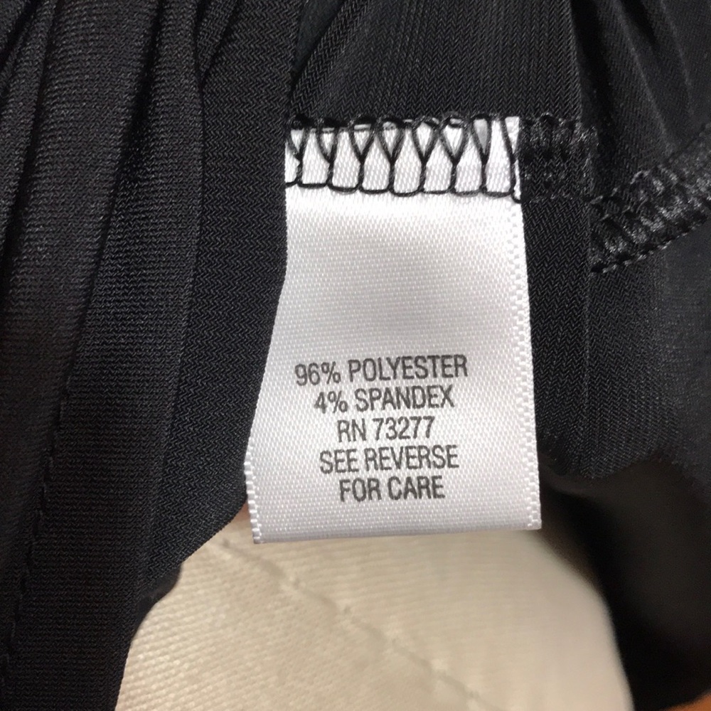 NWT Apt. 9 Little Black Tie Faux Wrap Dress - Picture 8 of 8